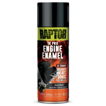 Raptor Motorlack Schwarz glänzend bis 300° C 364 ml